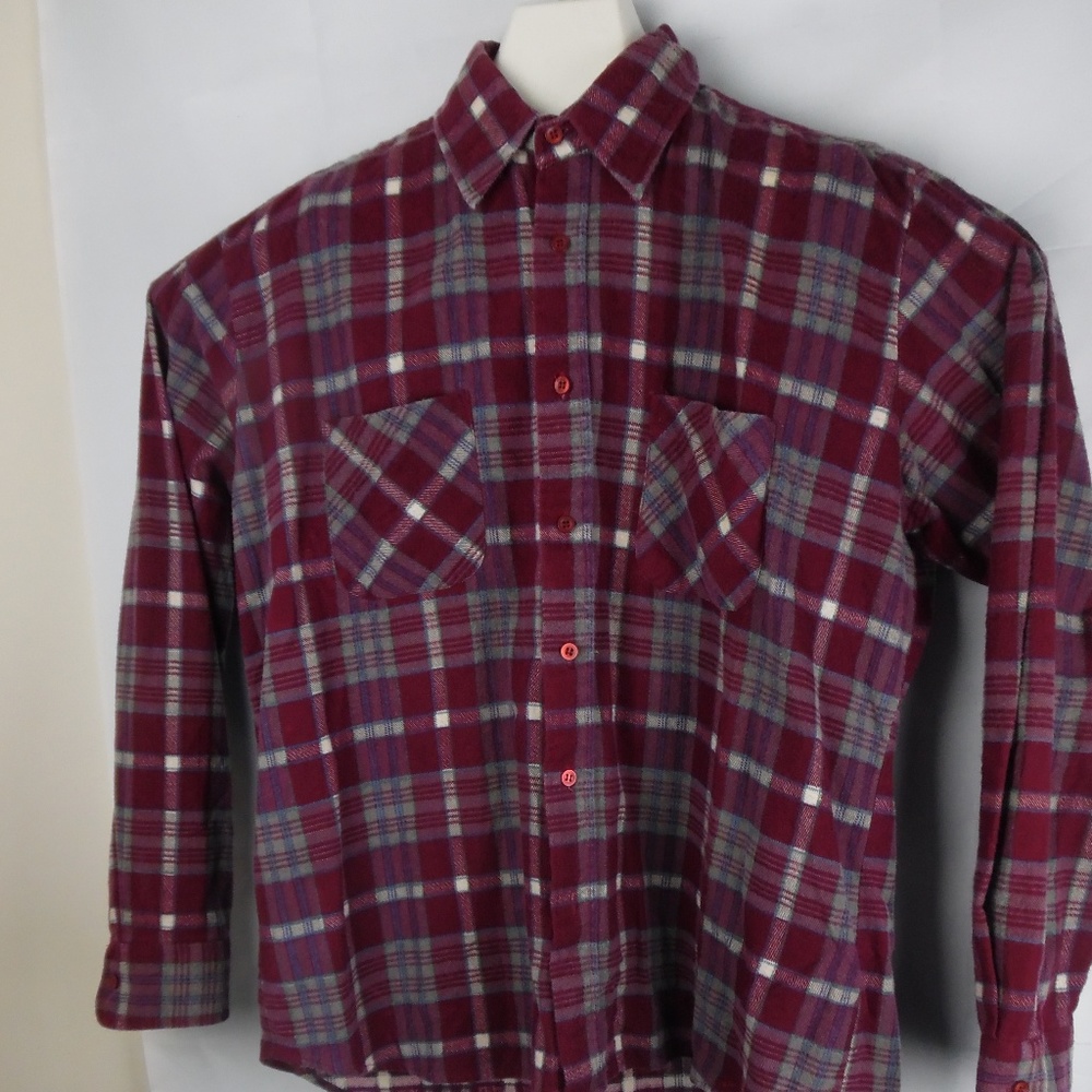 Vintage OUTREACH Men’s XL  Plaid Button Up Flannel